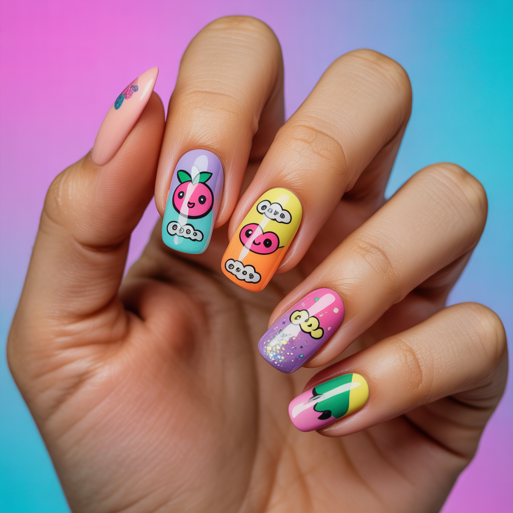 cartoon nails