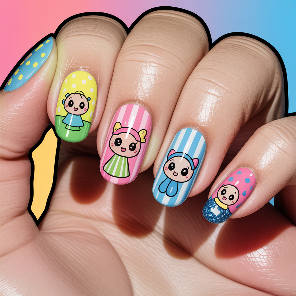 cartoon nails