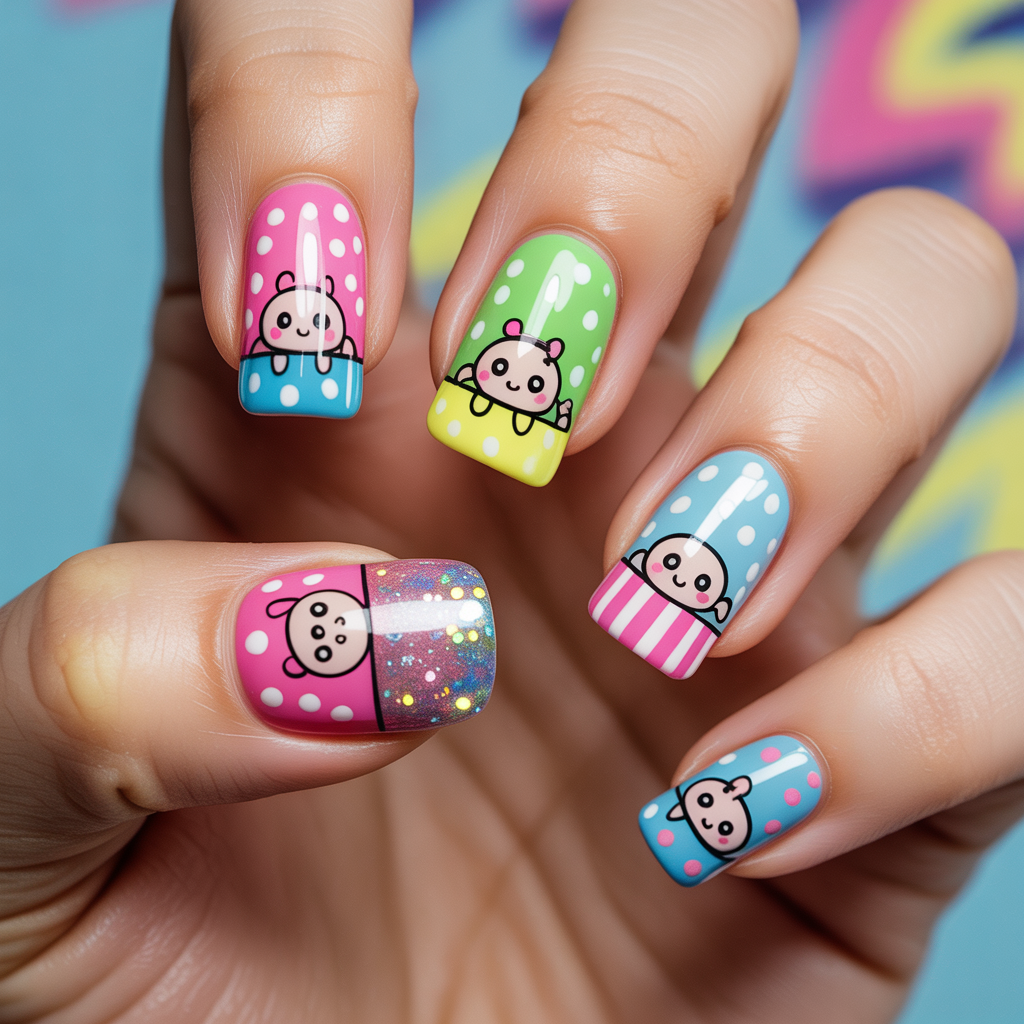 cartoon nails