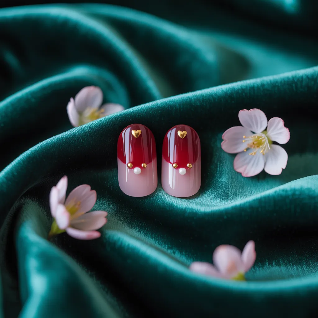 cherry nails inspo
