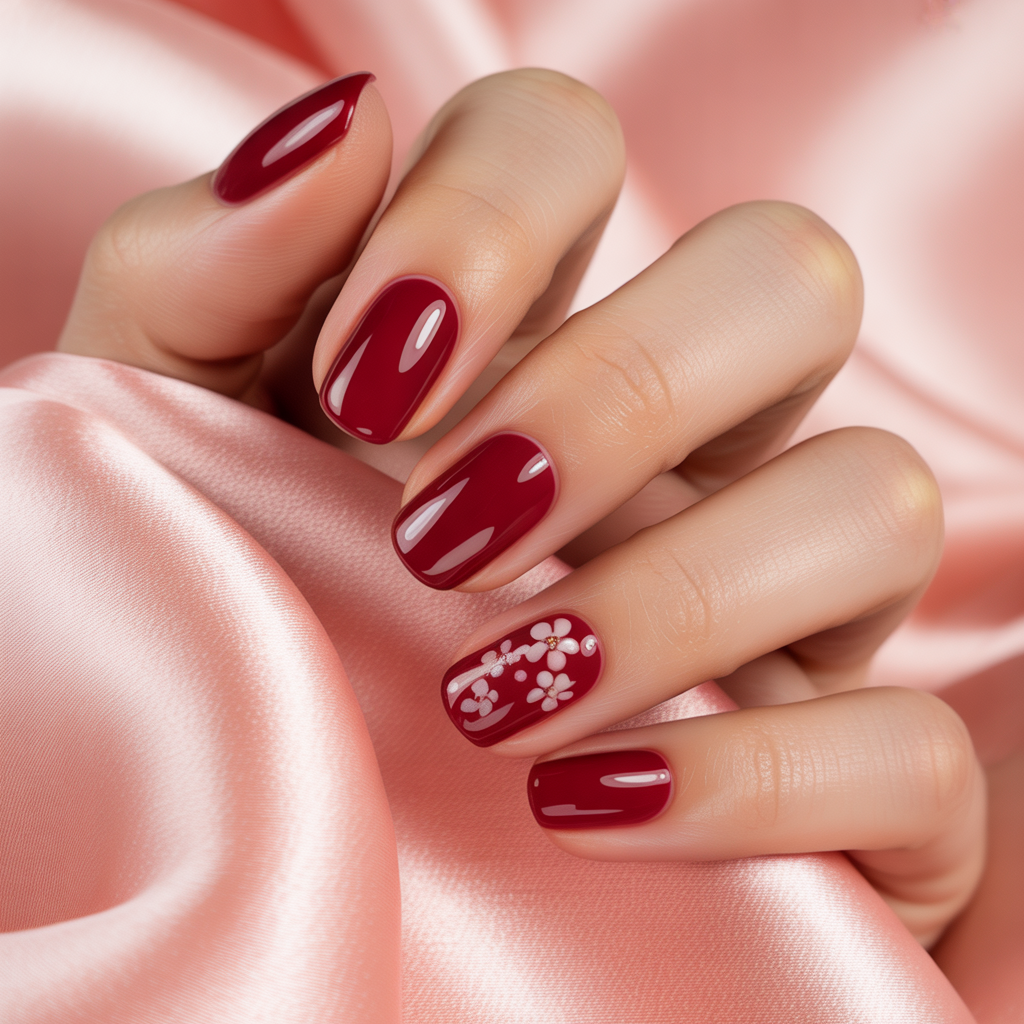 cherry nails inspo