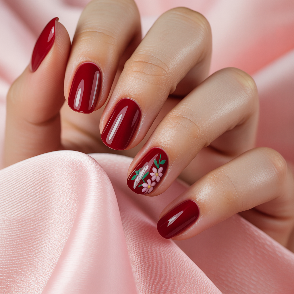 cherry nails inspo