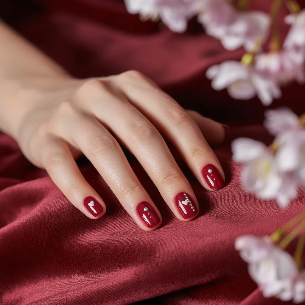 cherry nails inspo