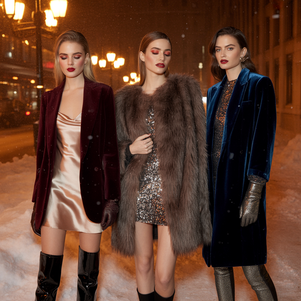 chic winter date night outfits