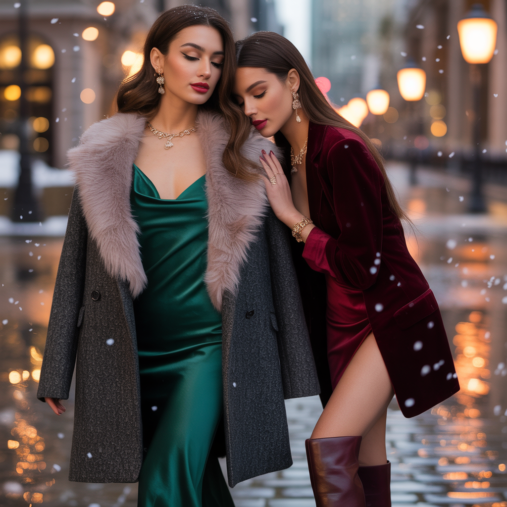 chic winter date night outfits