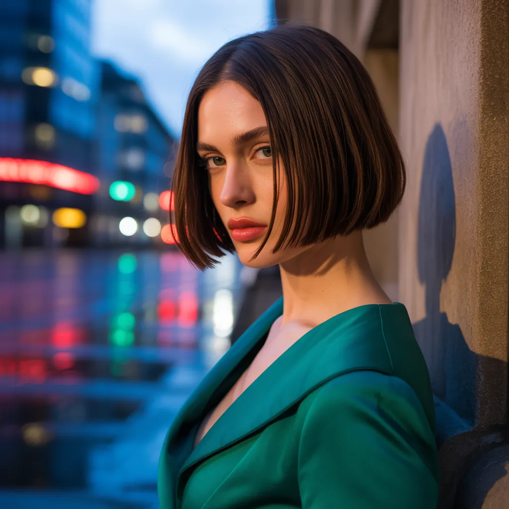 chin length hairstyle