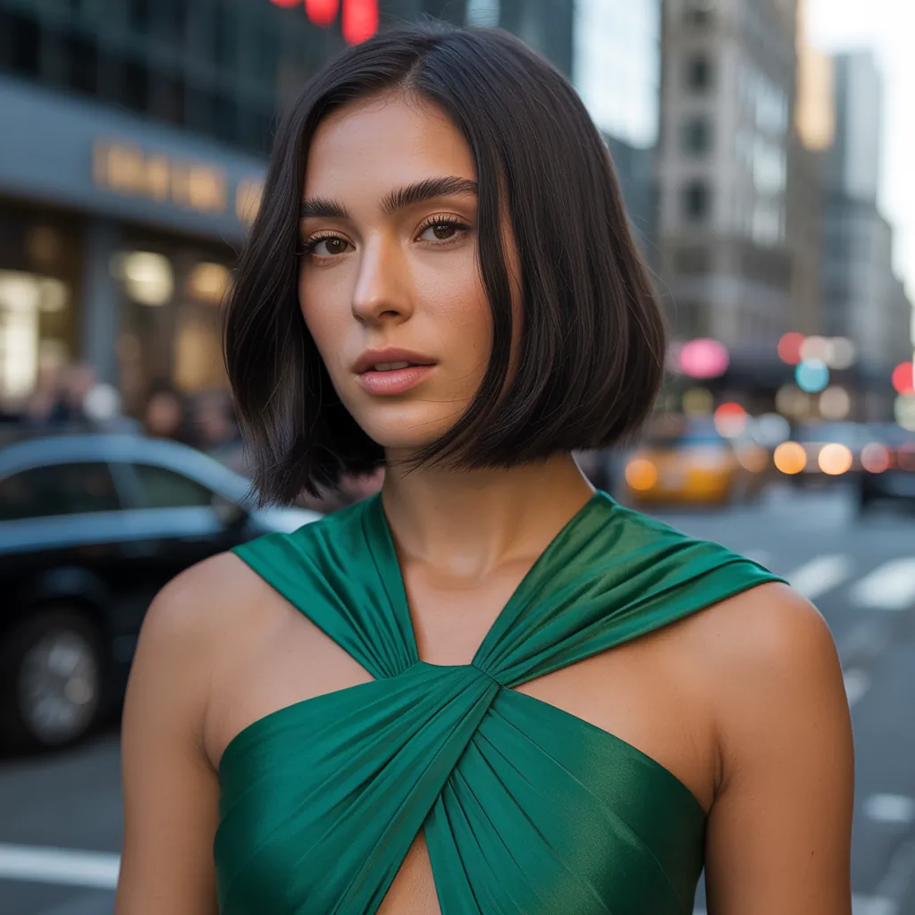 chin length hairstyle