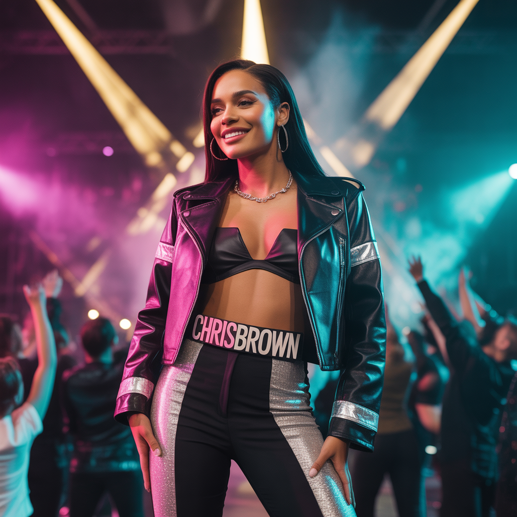 chris brown concert outfit