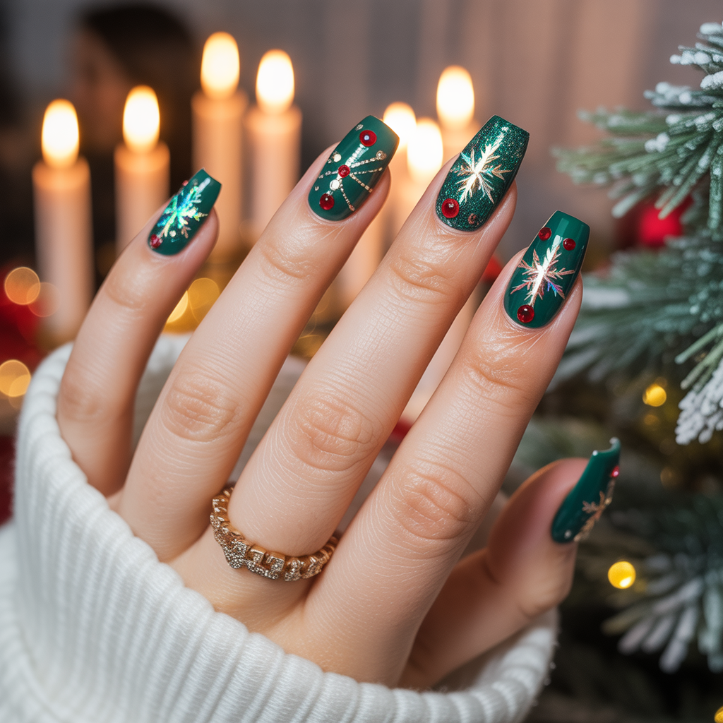 christmas nails