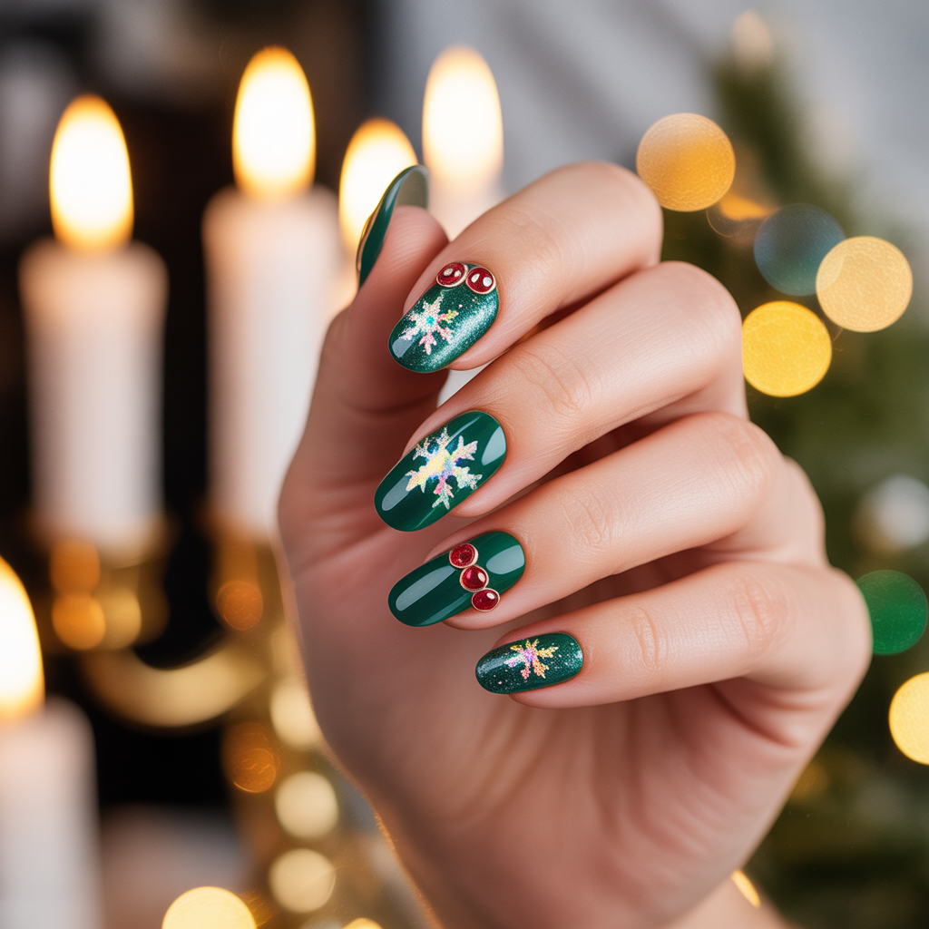 christmas nails