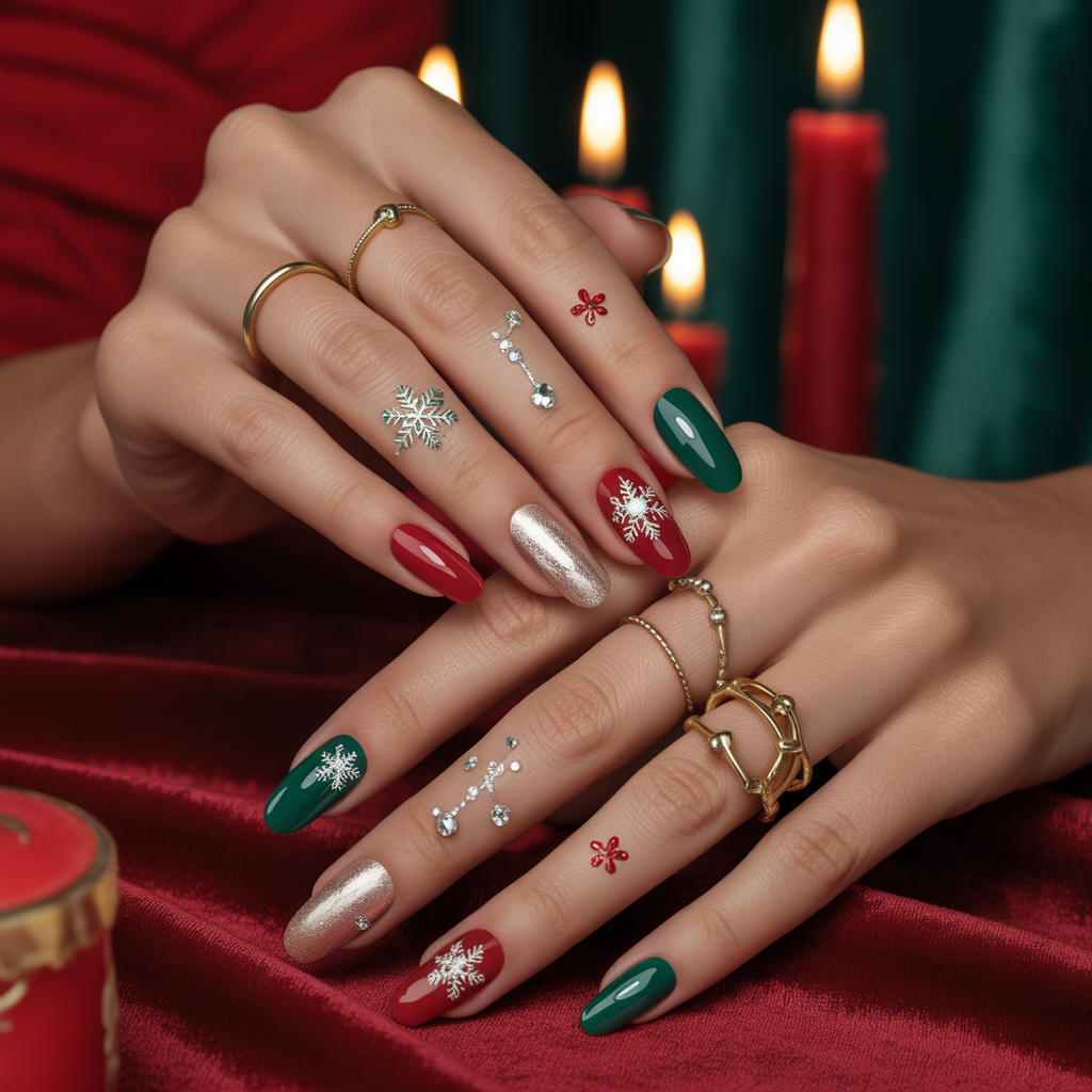 christmas nails