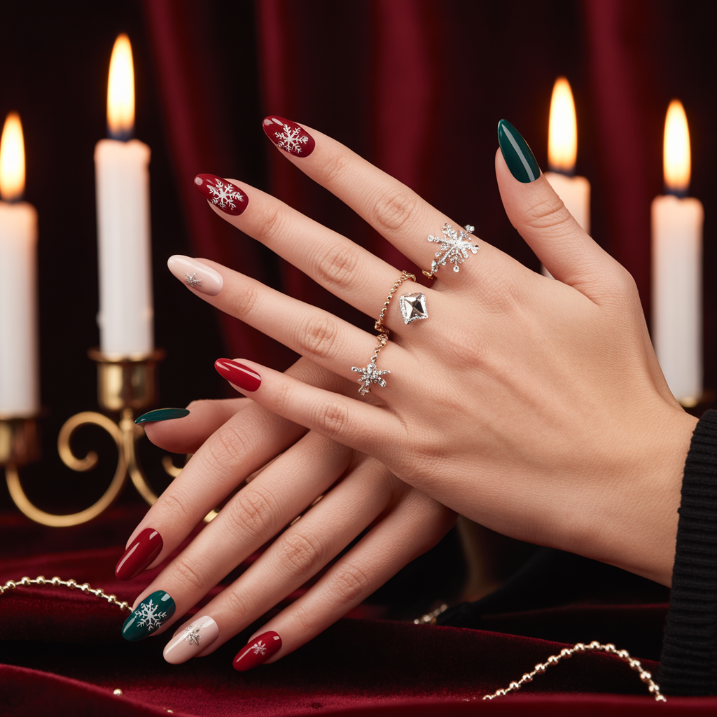 christmas nails