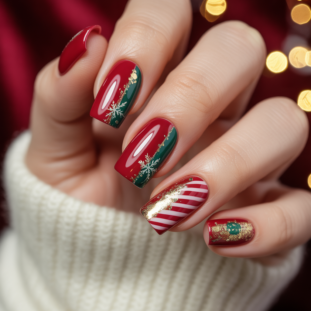 christmas nails