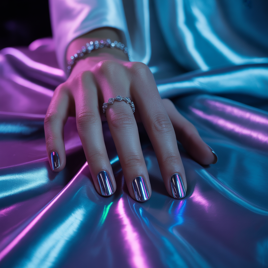 chrome nails