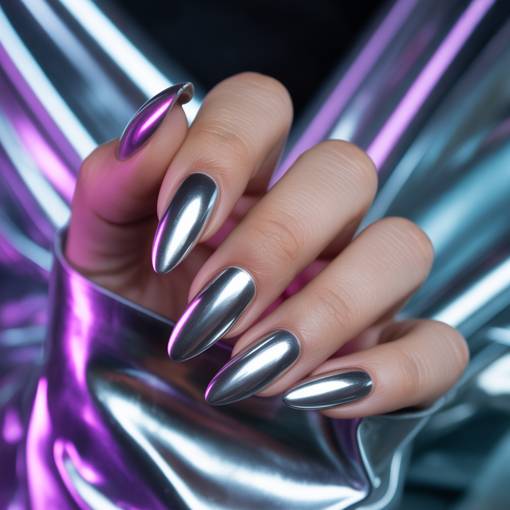 chrome nails