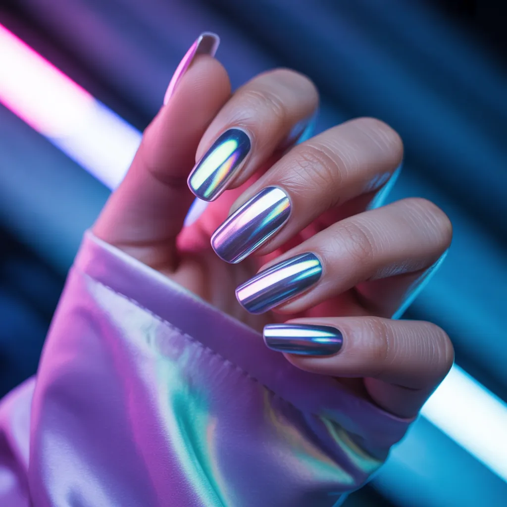 chrome nails