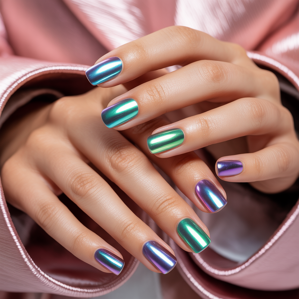 chrome nails