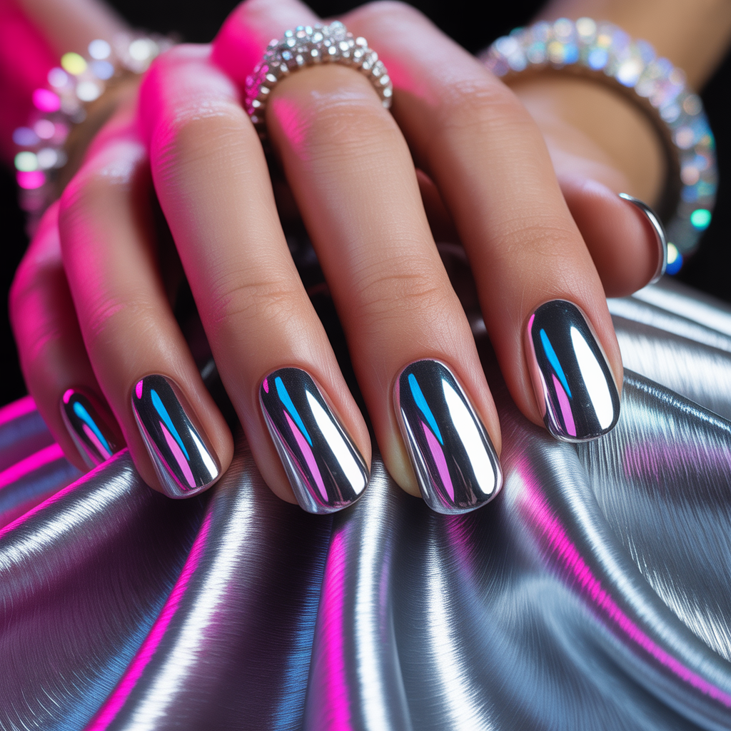 chrome nails