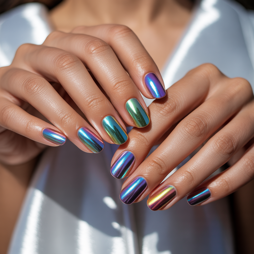 chrome nails
