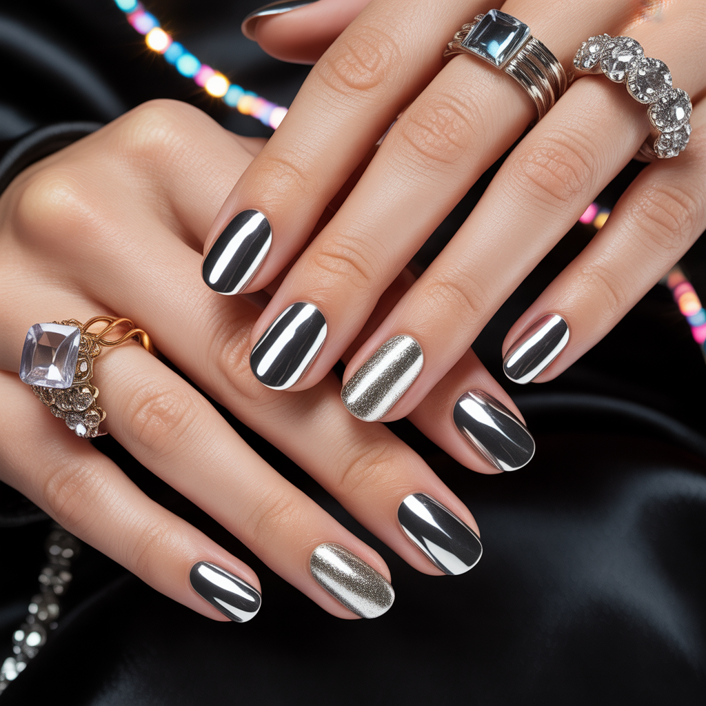 chrome nails