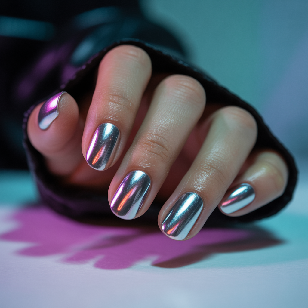 chrome nails