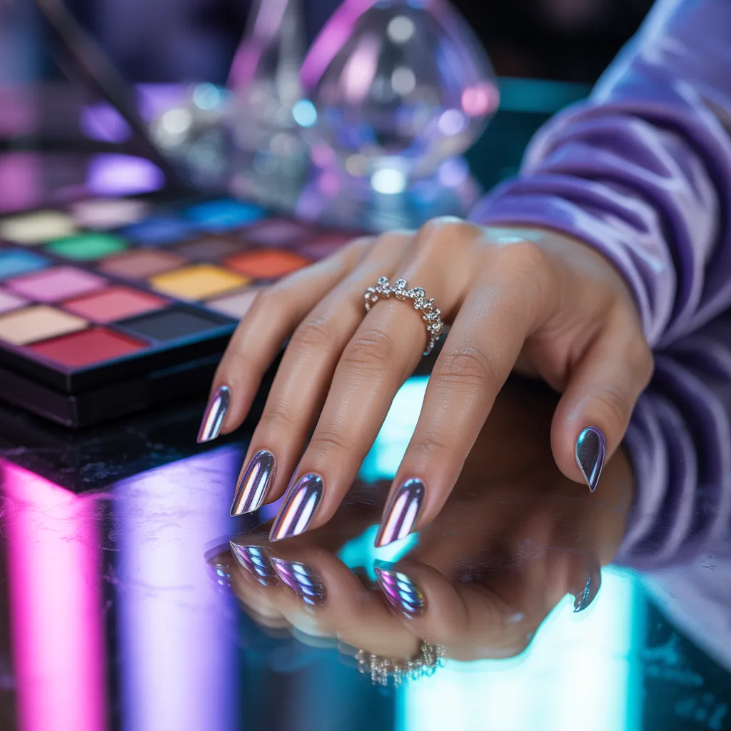 chrome nails