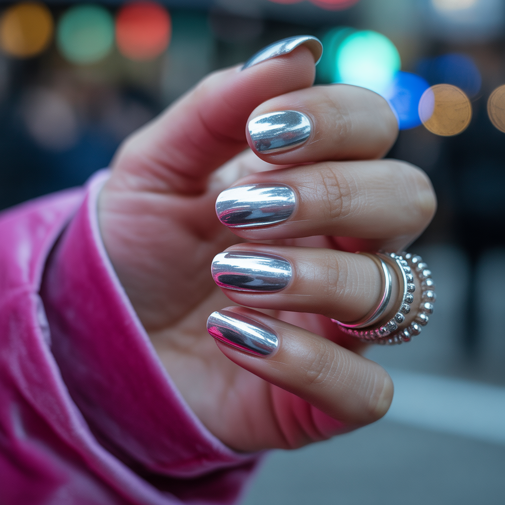 chrome nails