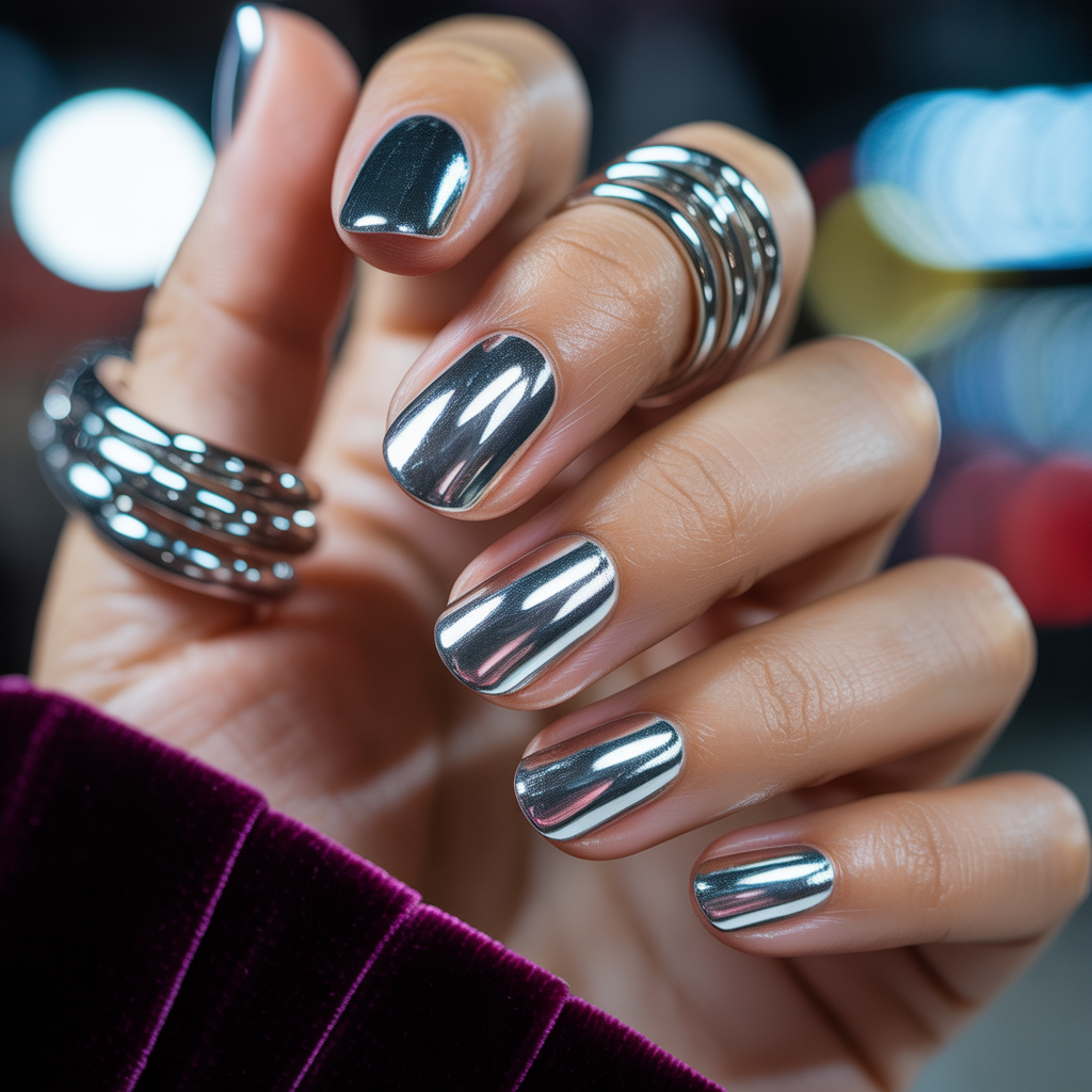 chrome nails