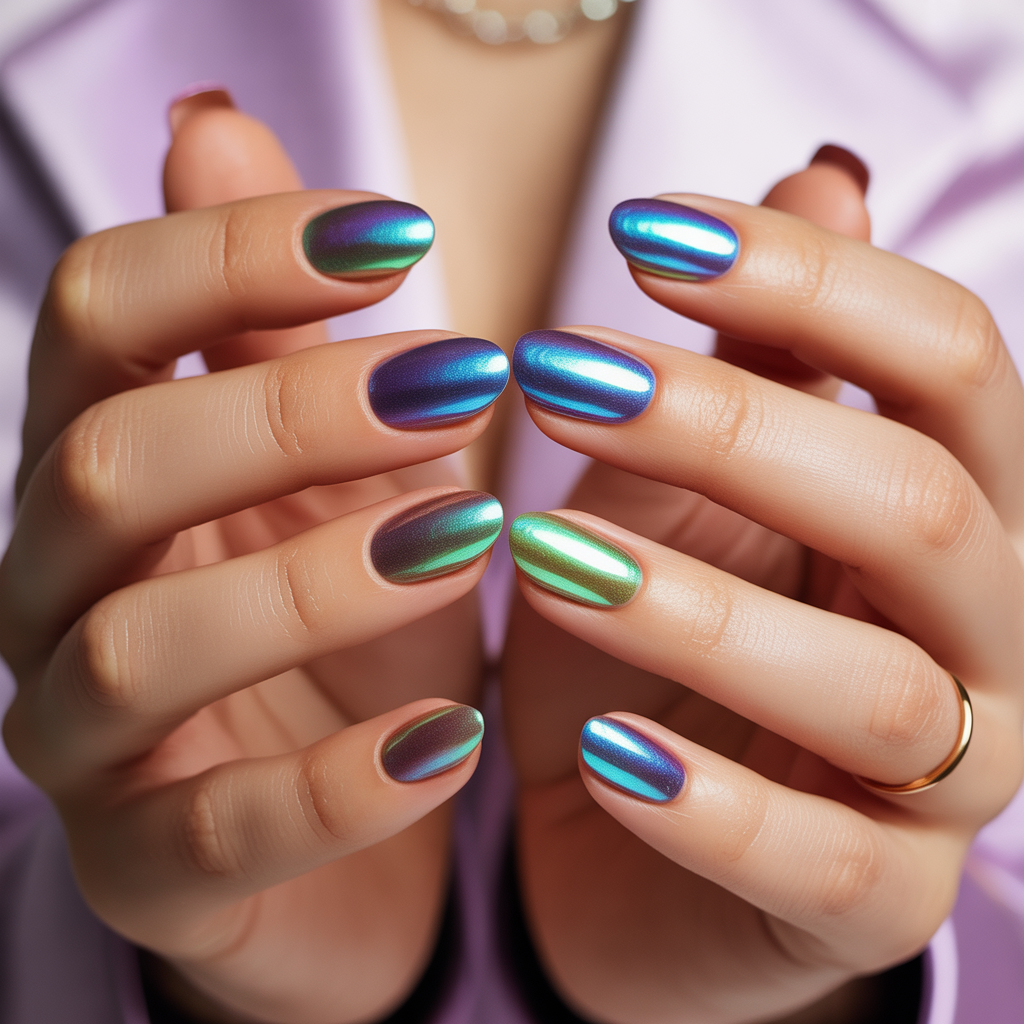 chrome nails