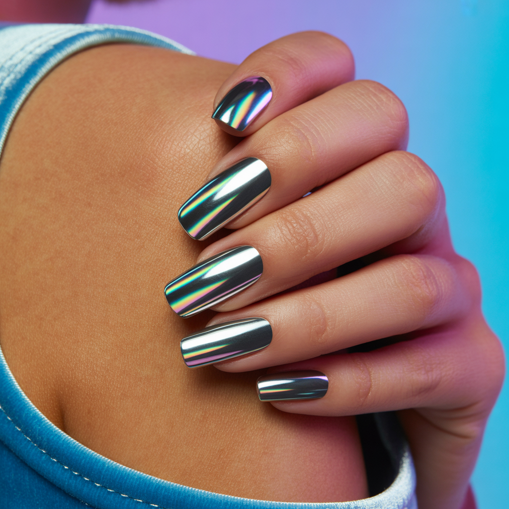 chrome nails