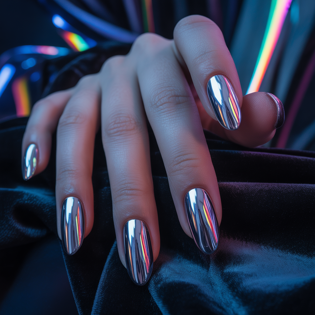 chrome nails