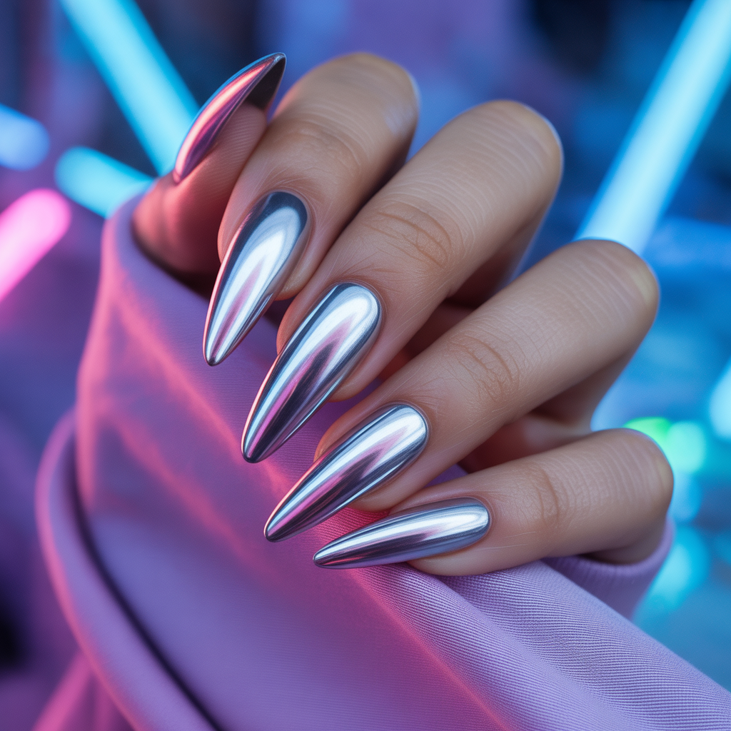 chrome nails