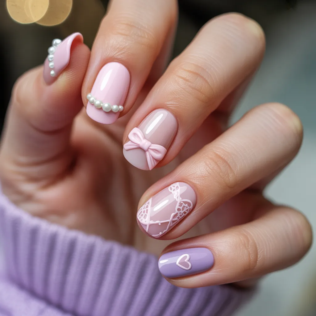 coquette nail designs