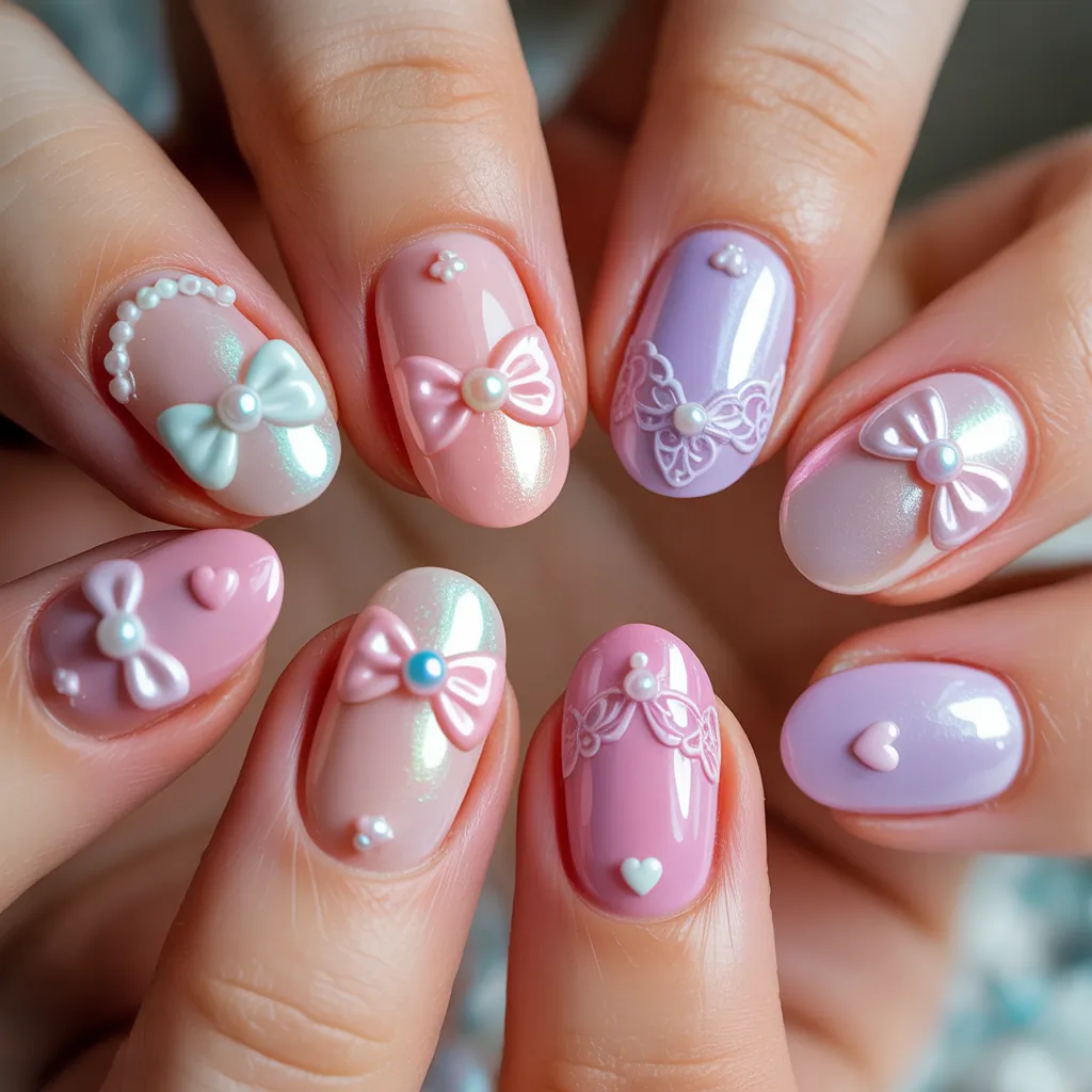 coquette nail designs