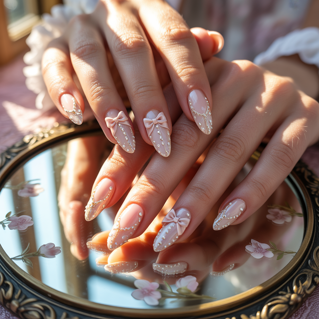 coquette nail designs