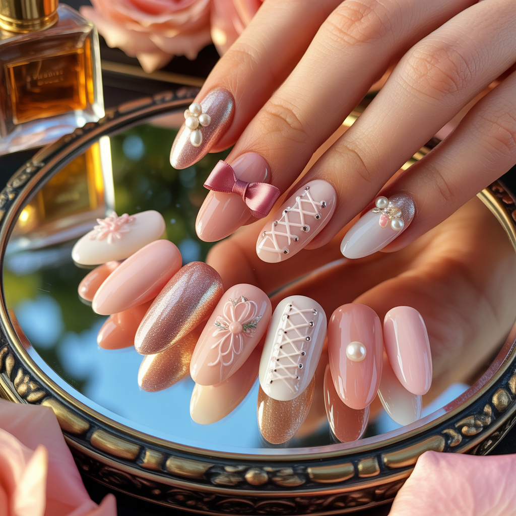 coquette nail designs