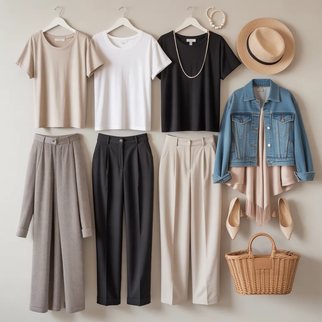 create a timeless casual capsule wardrobe