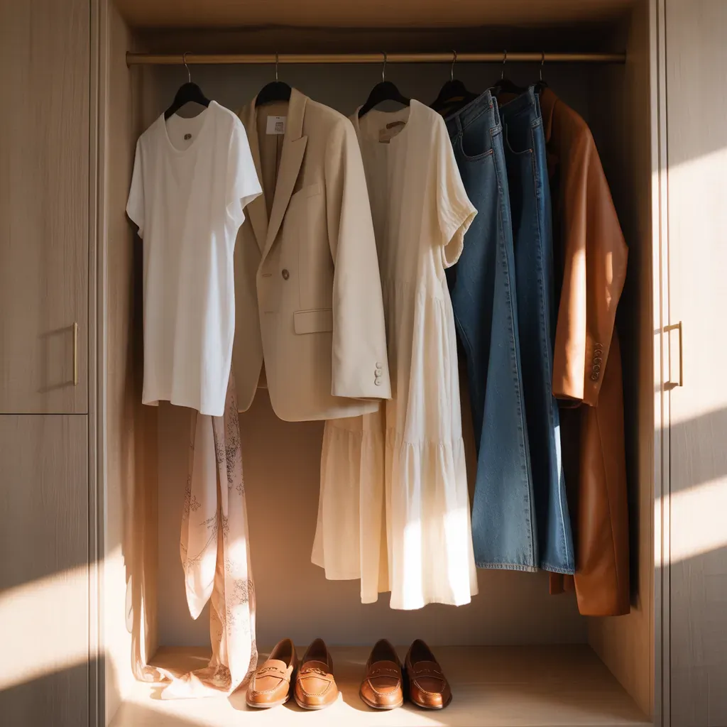 create a timeless casual capsule wardrobe
