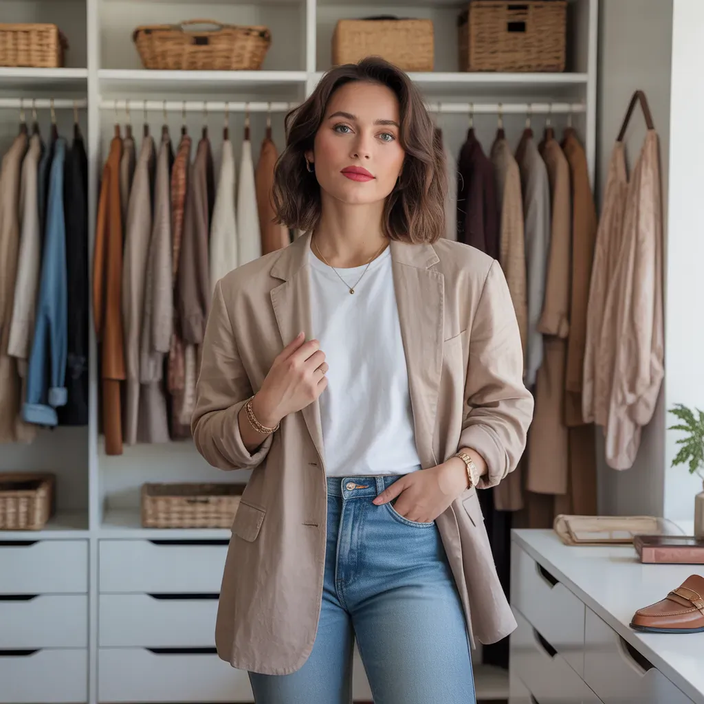 create a timeless casual capsule wardrobe