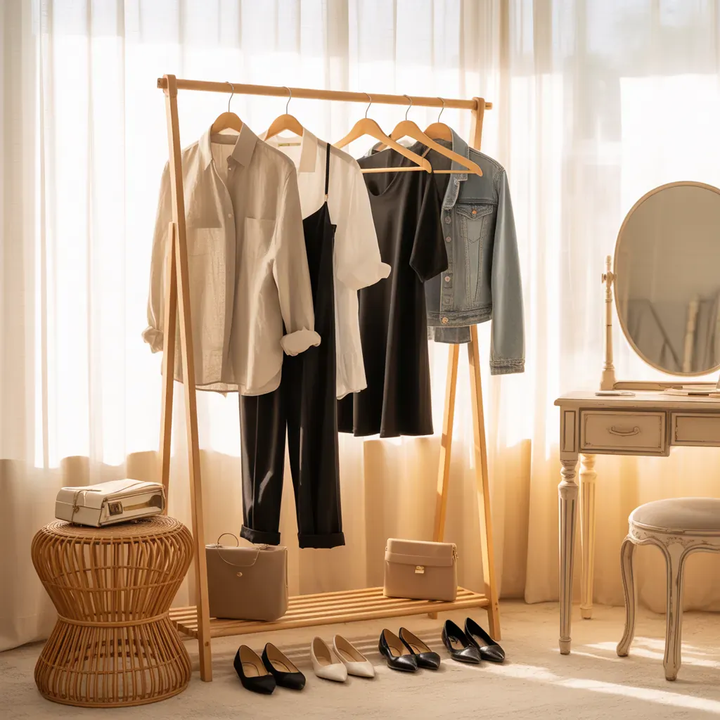 create a timeless casual capsule wardrobe