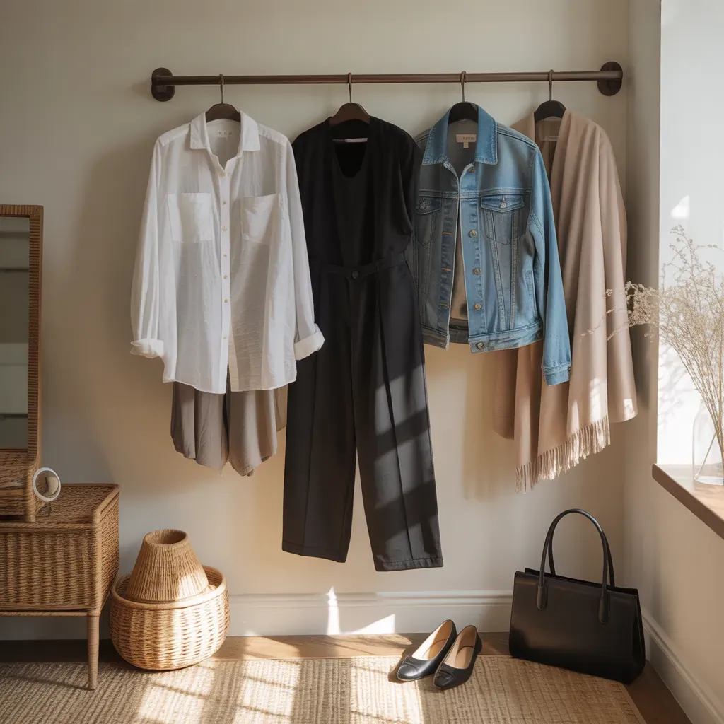 create a timeless casual capsule wardrobe