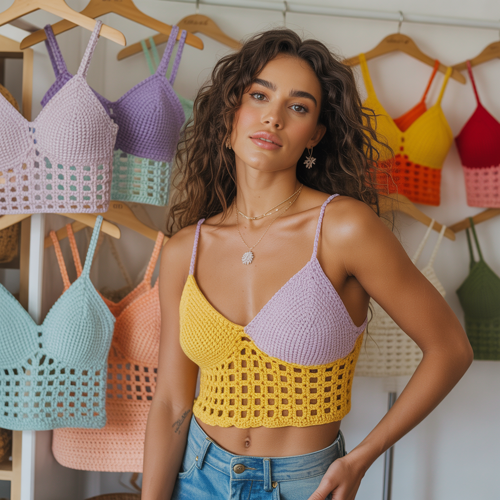 crochet summer tops free patterns