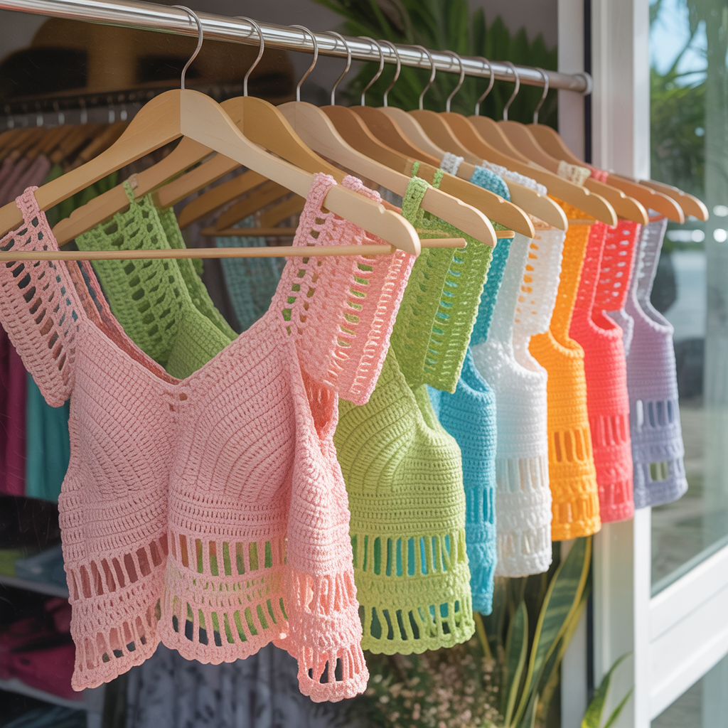 crochet summer tops free patterns