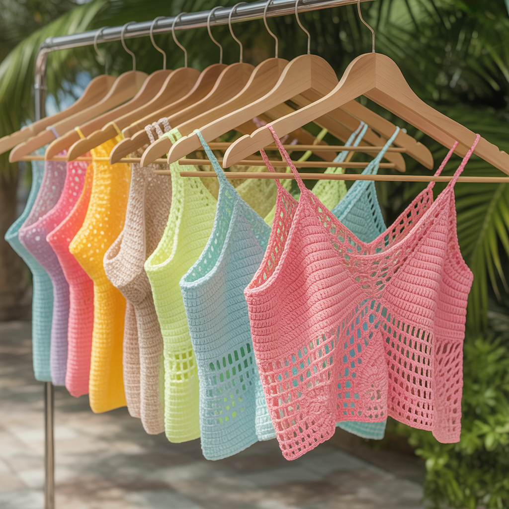 crochet summer tops free patterns