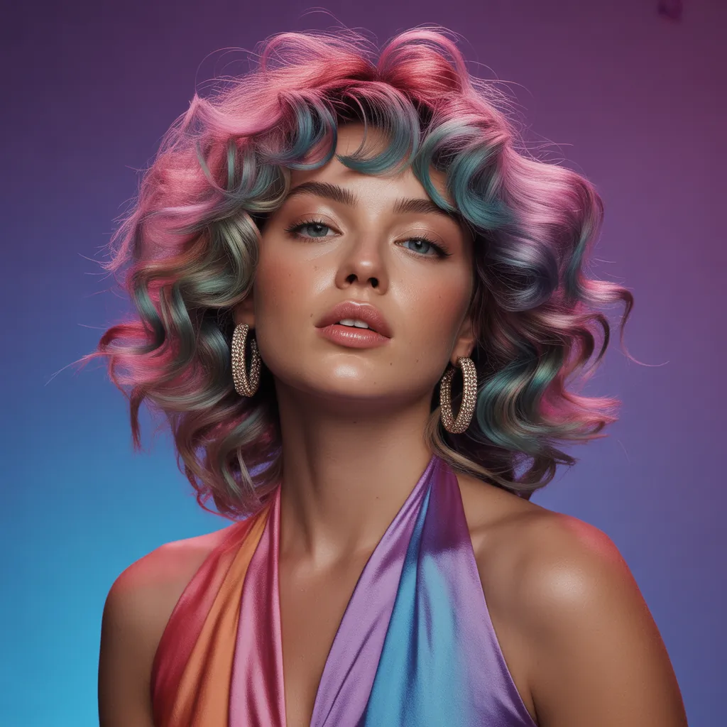 curly hair style ideas