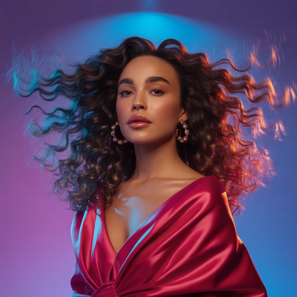 curly hair style ideas