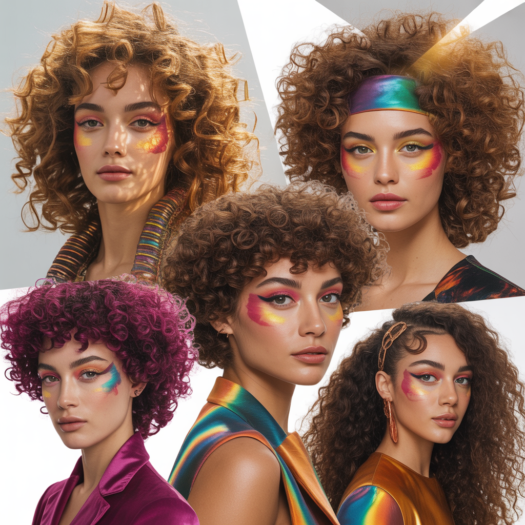 curly hair style ideas