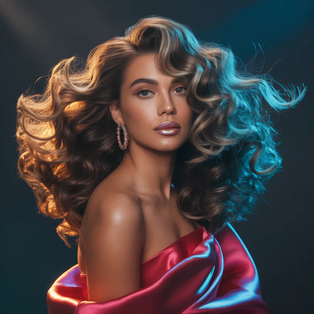 curly hair style ideas