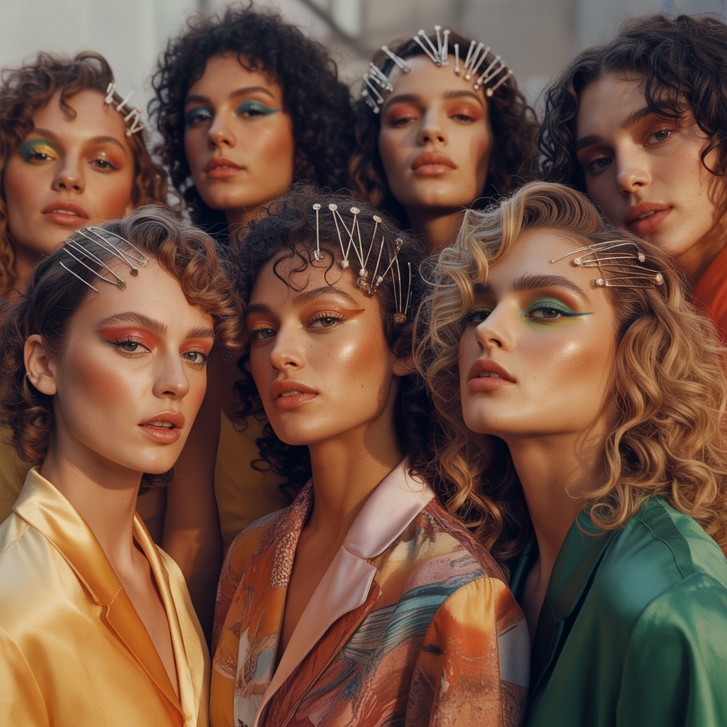 curly hair style ideas