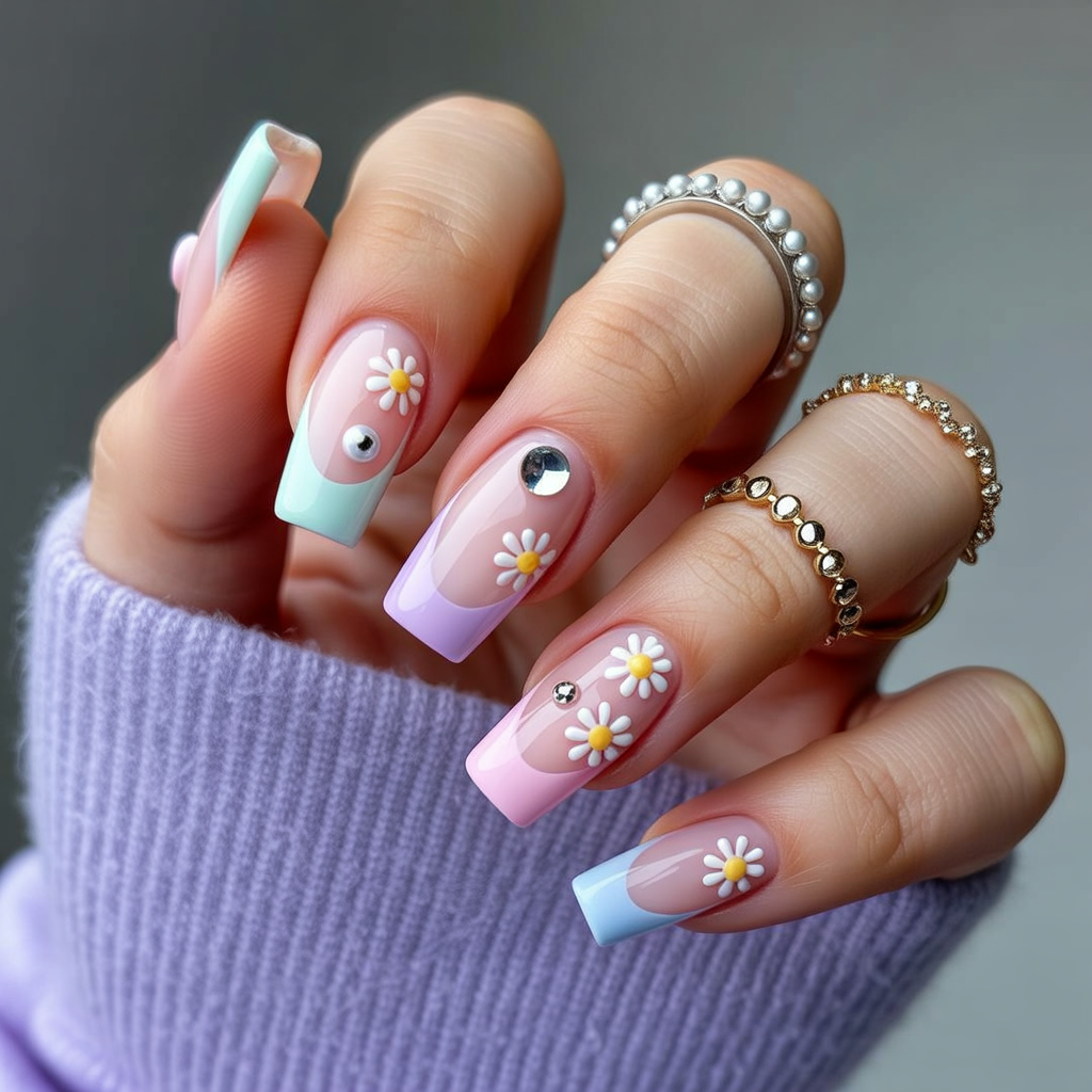 cute acrylic nails